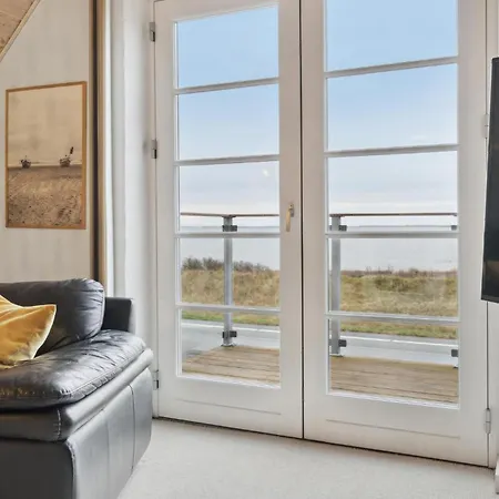 Beach Front In With House A Panoramic View Vestervig